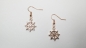 Preview: Steuerrad Ohrringe rosegoldfarben maritim